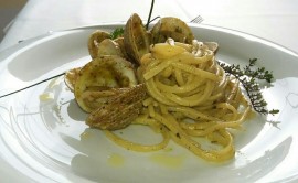 Spaghetti sa dondolama u kremi pistacija