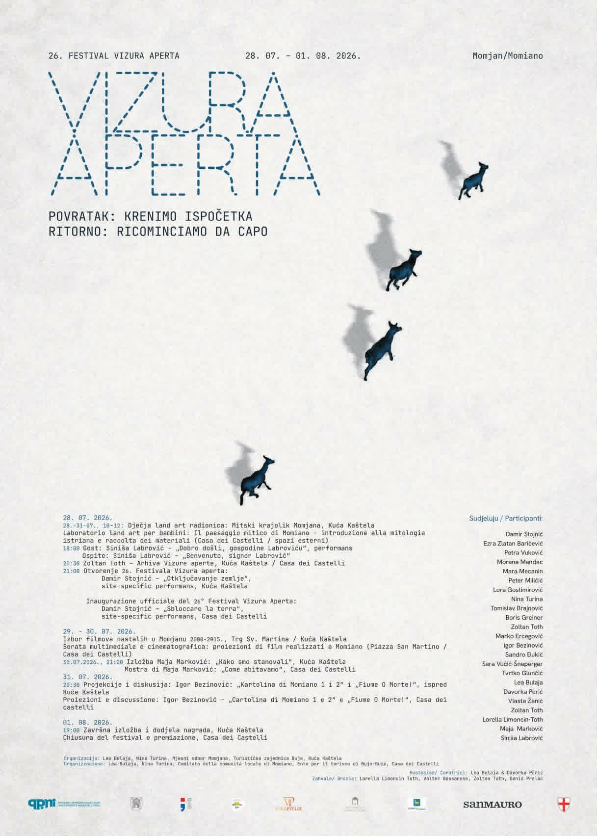 Vizura aperta 2026 program