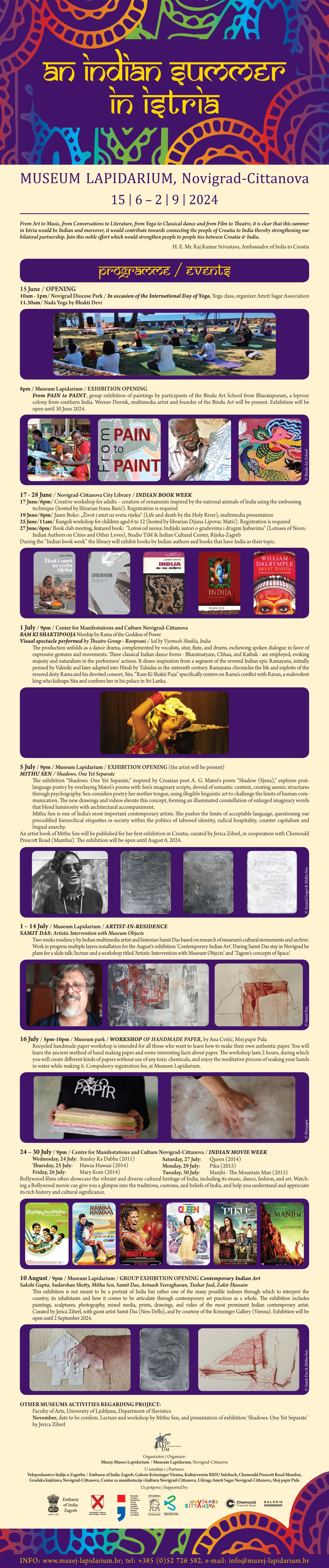 Program Ljeto Indije u Istri